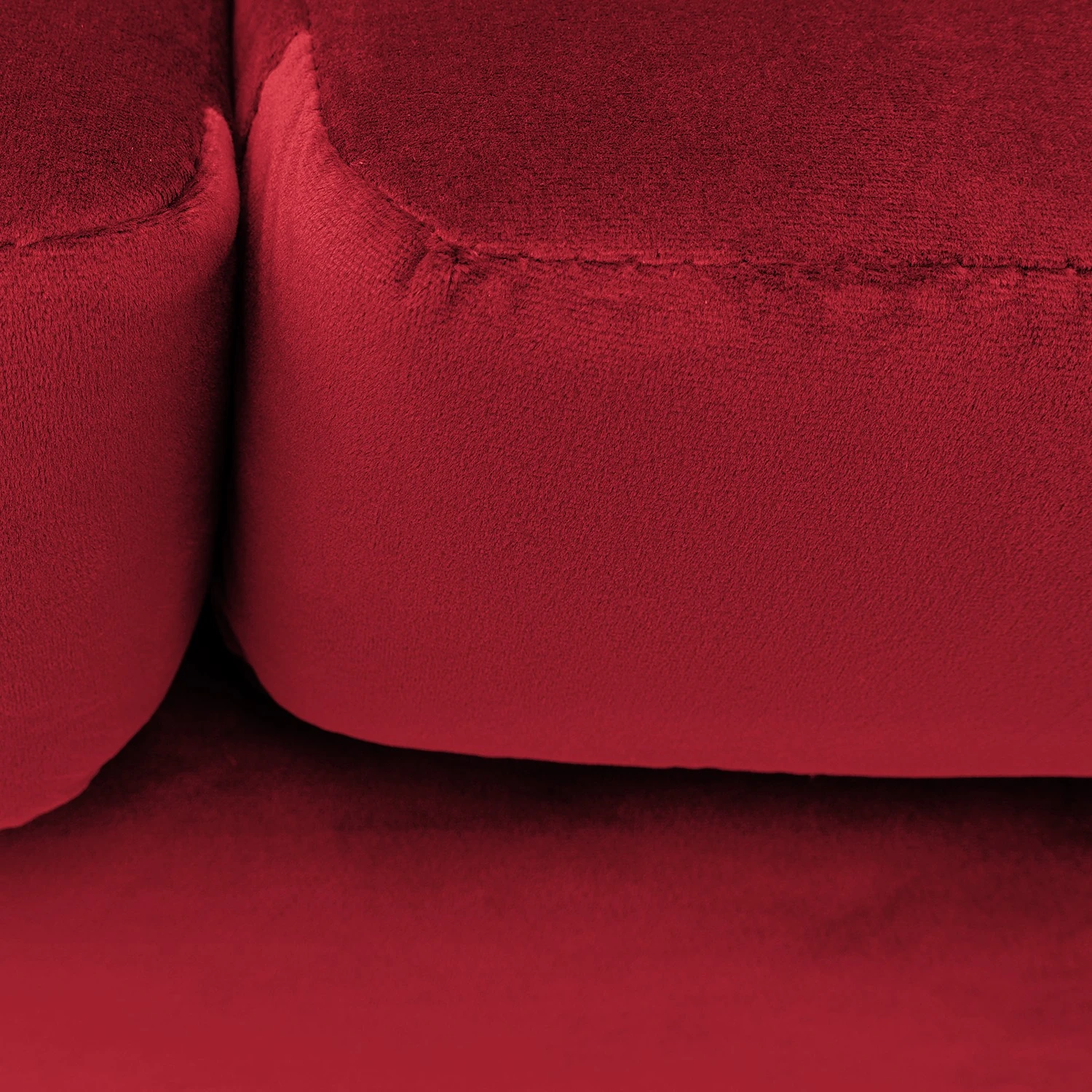 Ars manufacti Sofa Danze (3-Sitzer) - Samt - Samt Ravi: Rot 7 Ars manufacti Sofa Danze (3-Sitzer) - Samt - Samt Ravi: Rot – Bild 7