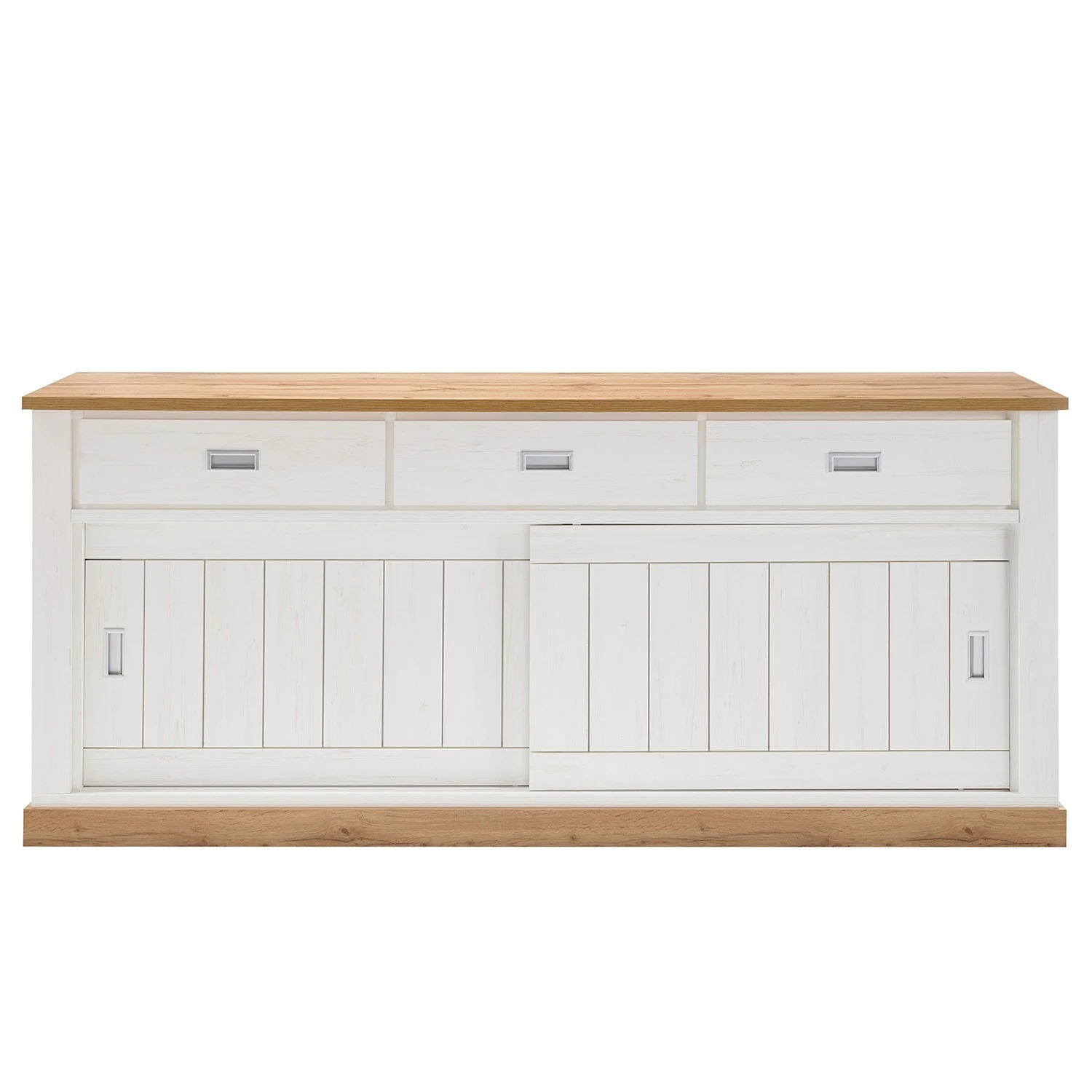 Ridgevalley Sideboard Ollezy II - Pinie Weiß Dekor / Eiche Wotan Dekor 5 Ridgevalley Sideboard Ollezy II - Pinie Weiß Dekor / Eiche Wotan Dekor – Bild 5