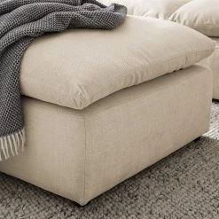 Studio Copenhagen Polsterhocker Velada - Webstoff - Kaschmir - Breite: 84 cm 19 Studio Copenhagen Polsterhocker Velada - Webstoff - Kaschmir - Breite: 84 cm -Wohnzimmermöbel boutique en ligne 1000232655 210222 07024600055 DETAILS P000000001000232655