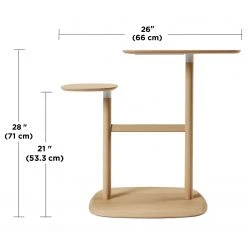 Umbra Beistelltisch Swivo - Buche massiv - Buche -Wohnzimmermöbel boutique en ligne 1000235458 201214 15131200128 SKETCH DETAILS P000000001000235458 sketch