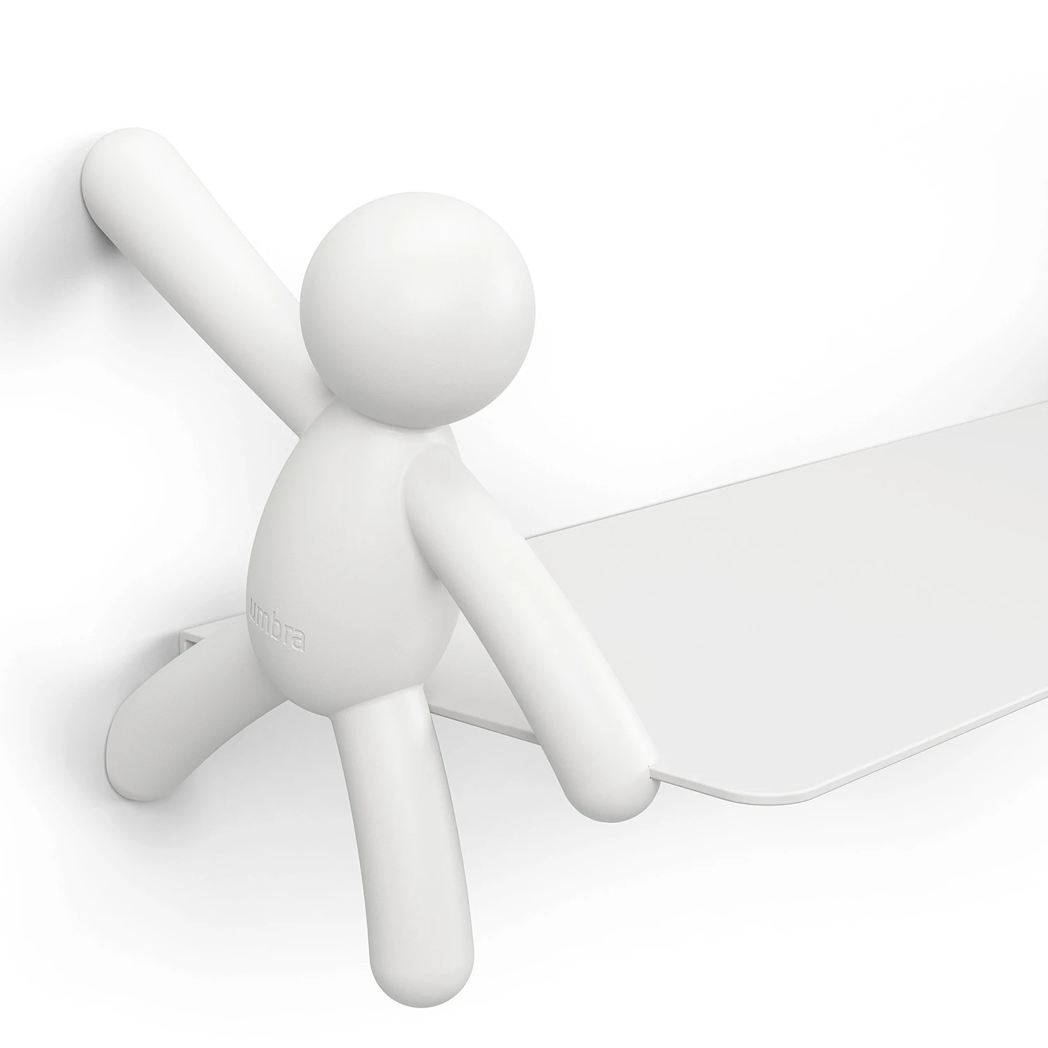 Umbra Wandregal Buddy - Metall - Weiß 7 Umbra Wandregal Buddy - Metall - Weiß – Bild 7