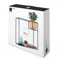 Umbra Wandregal Cubist I - Metall / Buche massiv - Schwarz / Buche -Wohnzimmermöbel boutique en ligne 1000235476 201214 15131500287 DETAILS P000000001000235476