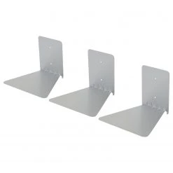 Umbra Wandregal Conceal (3er-Set) - Metall - Silber - 18 x 17 cm