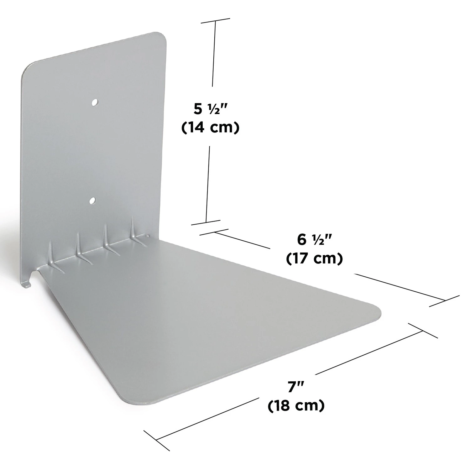 Umbra Wandregal Conceal (3er-Set) - Metall - Silber - 18 x 17 cm 11 Umbra Wandregal Conceal (3er-Set) - Metall - Silber - 18 x 17 cm – Bild 11