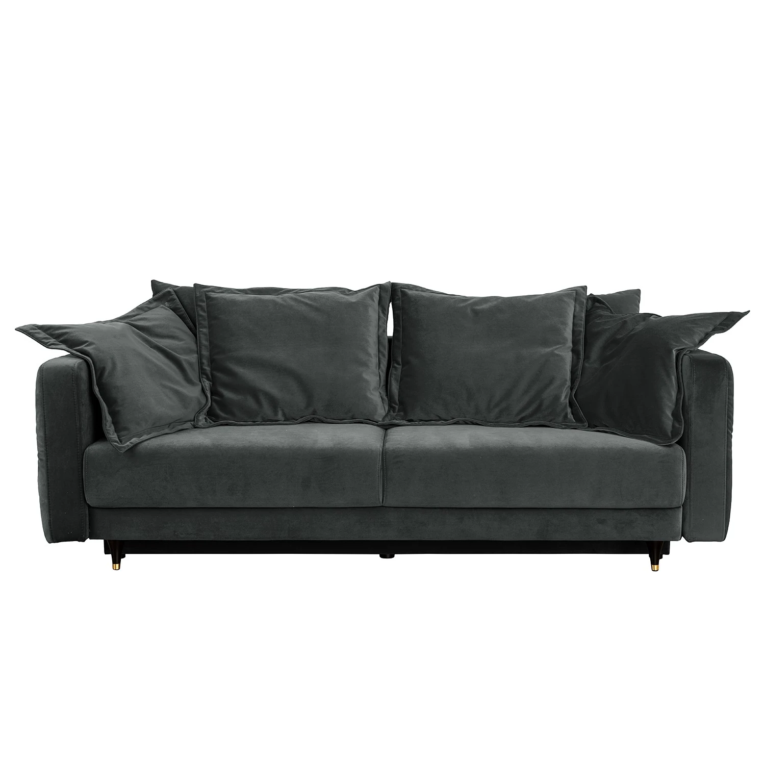Jack & Alice Big Sofa Cape Vincent - Samt - Samt Vaia: Dunkelgrau 5 Jack & Alice Big Sofa Cape Vincent - Samt - Samt Vaia: Dunkelgrau – Bild 5