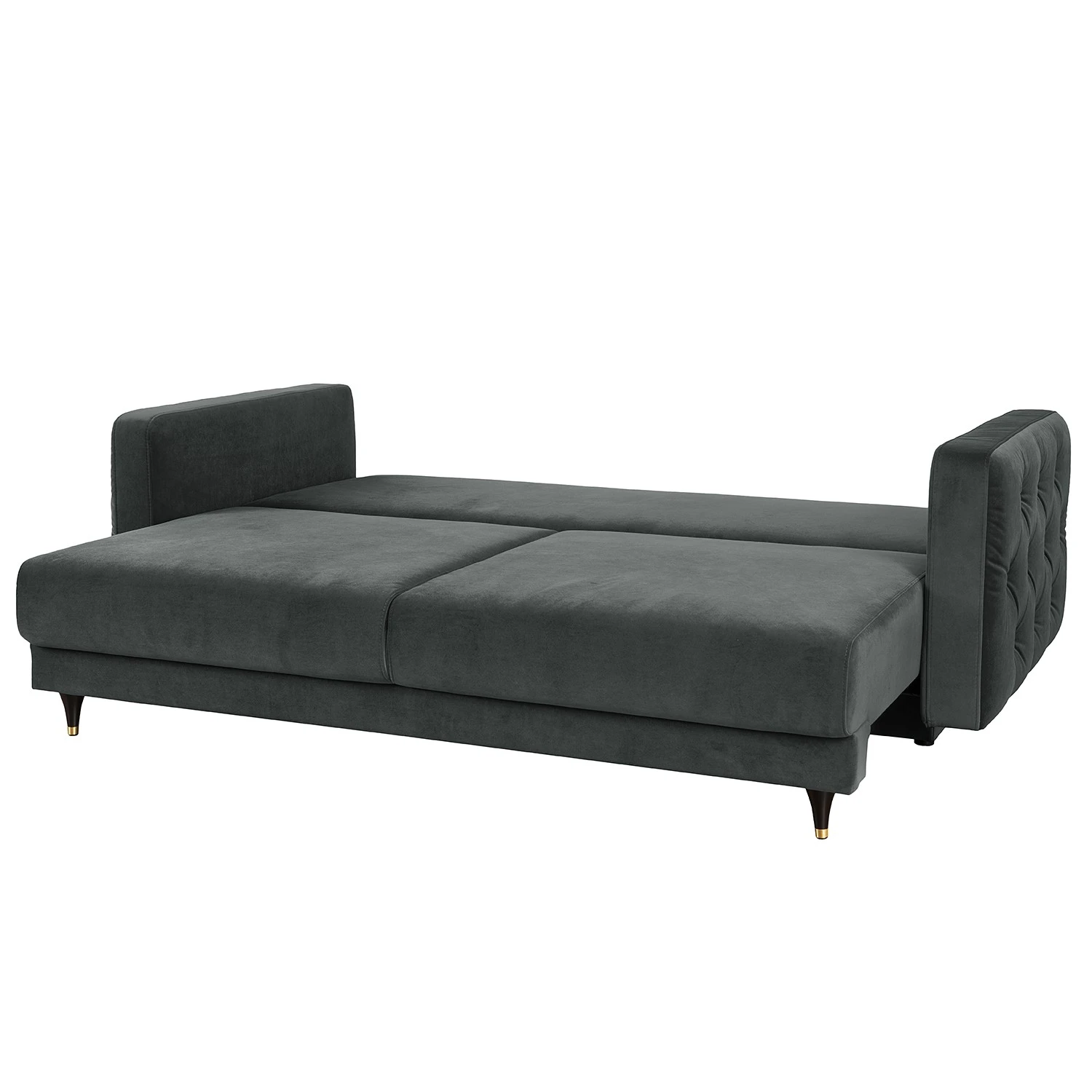 Jack & Alice Big Sofa Cape Vincent - Samt - Samt Vaia: Dunkelgrau 6 Jack & Alice Big Sofa Cape Vincent - Samt - Samt Vaia: Dunkelgrau – Bild 6