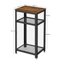 Red Living Beistelltisch Morristown III - Metall - Braun / Schwarz -Wohnzimmermöbel boutique en ligne 1000235669 220531 500 SKETCH DETAILS P000000001000235669 sketch