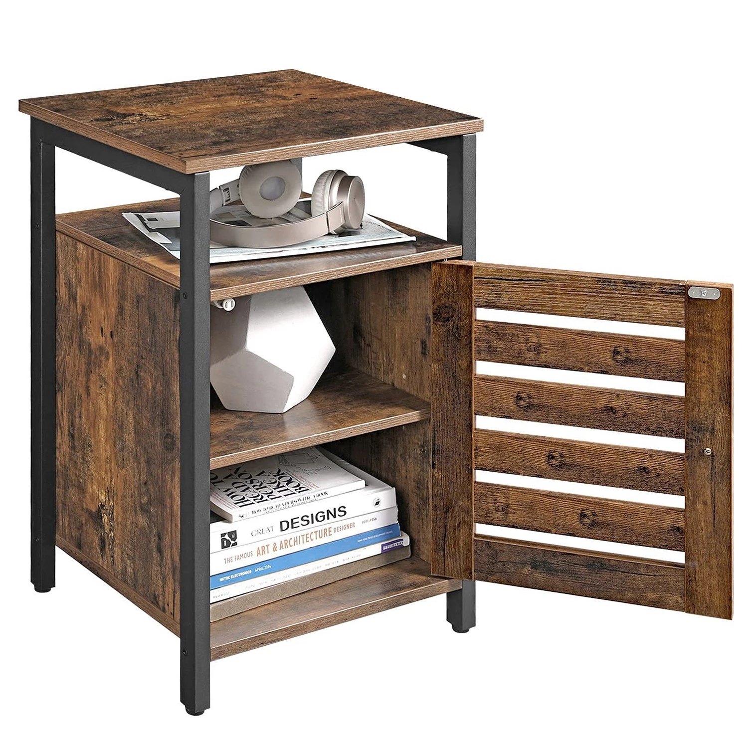 Red Living Beistelltisch Condover II - Braun / Schwarz 5 Red Living Beistelltisch Condover II - Braun / Schwarz – Bild 5