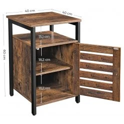 Red Living Beistelltisch Condover II - Braun / Schwarz 11 Red Living Beistelltisch Condover II - Braun / Schwarz -Wohnzimmermöbel boutique en ligne 1000235670 201210 06180800034 SKETCH DETAILS P000000001000235670 sketch