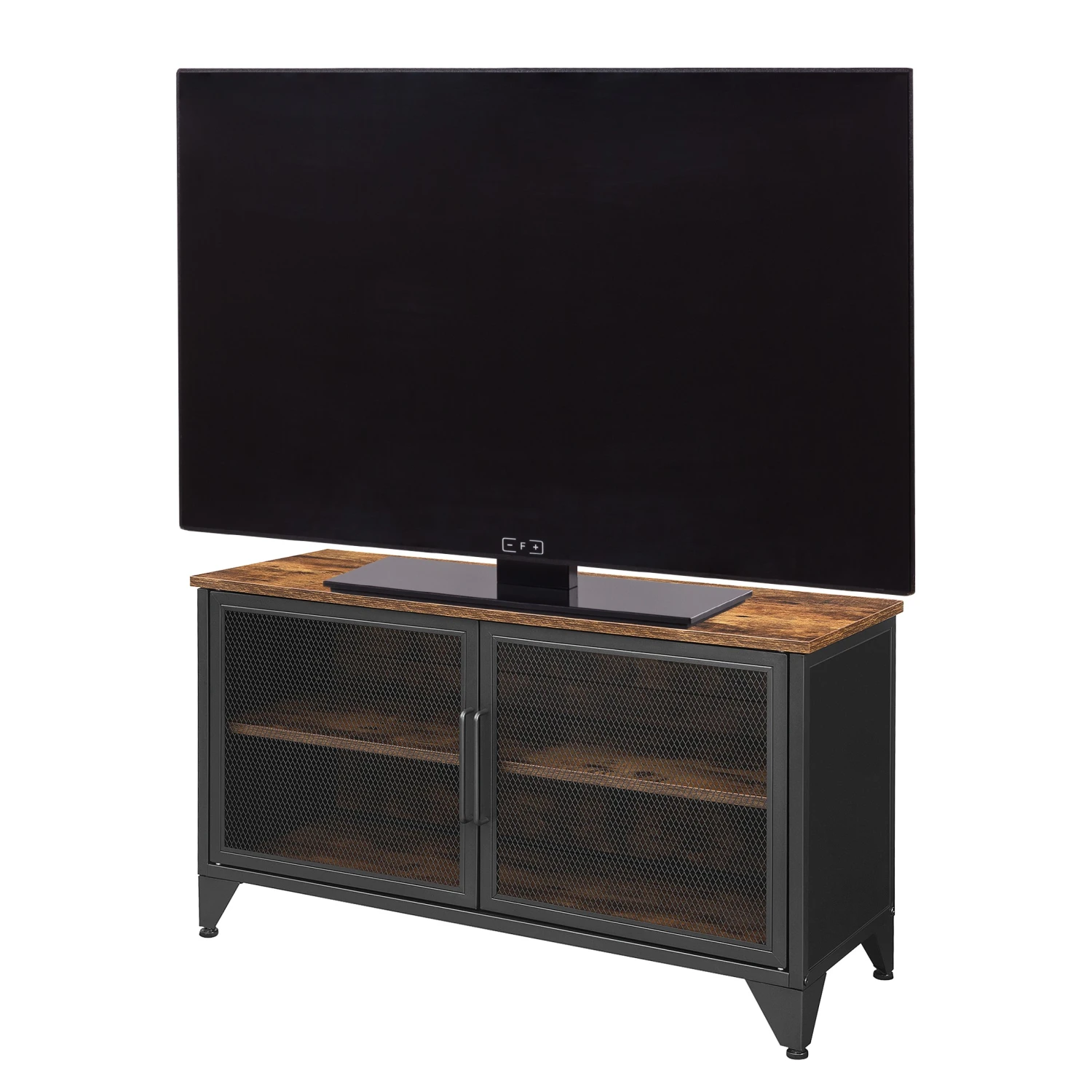 Red Living TV-Lowboard Thenon - Schwarz / Braun 1 Red Living TV-Lowboard Thenon - Schwarz / Braun