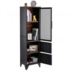 Red Living Regal Thenon - Schwarz / Braun 13 Red Living Regal Thenon - Schwarz / Braun -Wohnzimmermöbel boutique en ligne 1000235693 201210 06233200197 DETAILS P000000001000235693