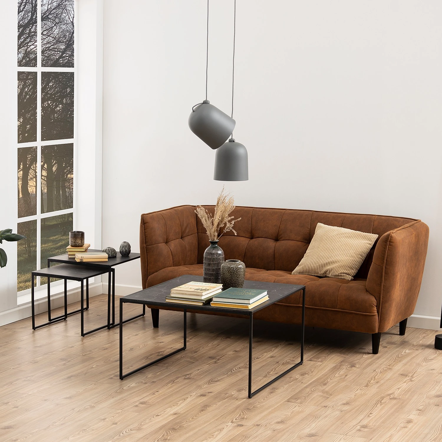 Red Living Couchtisch Utelle II - Marmor Schwarz Dekor / Schwarz 2 Red Living Couchtisch Utelle II - Marmor Schwarz Dekor / Schwarz – Bild 2