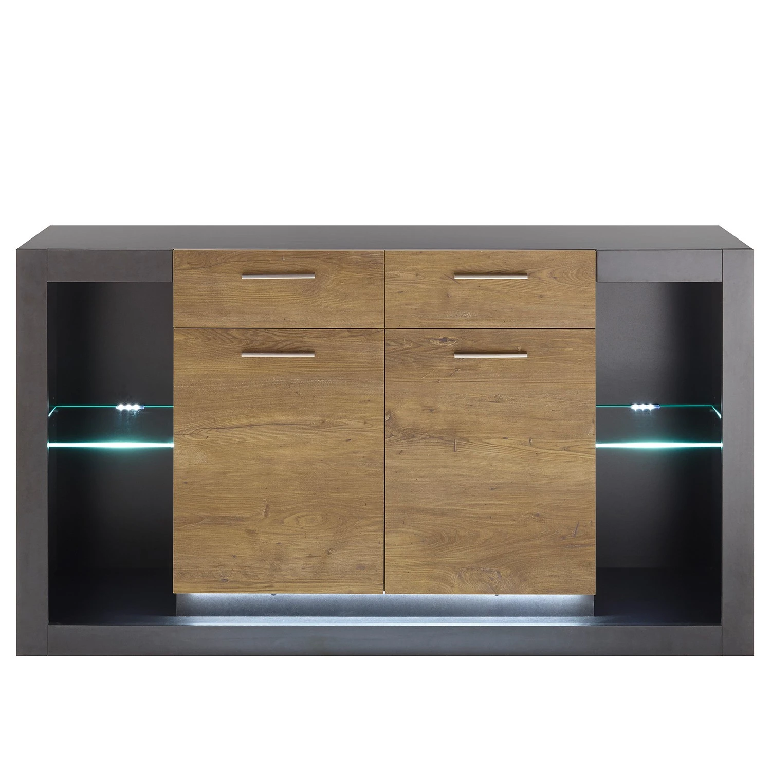 Red Living Sideboard Talence II - Kastanie Dekor / Grau 5 Red Living Sideboard Talence II - Kastanie Dekor / Grau – Bild 5