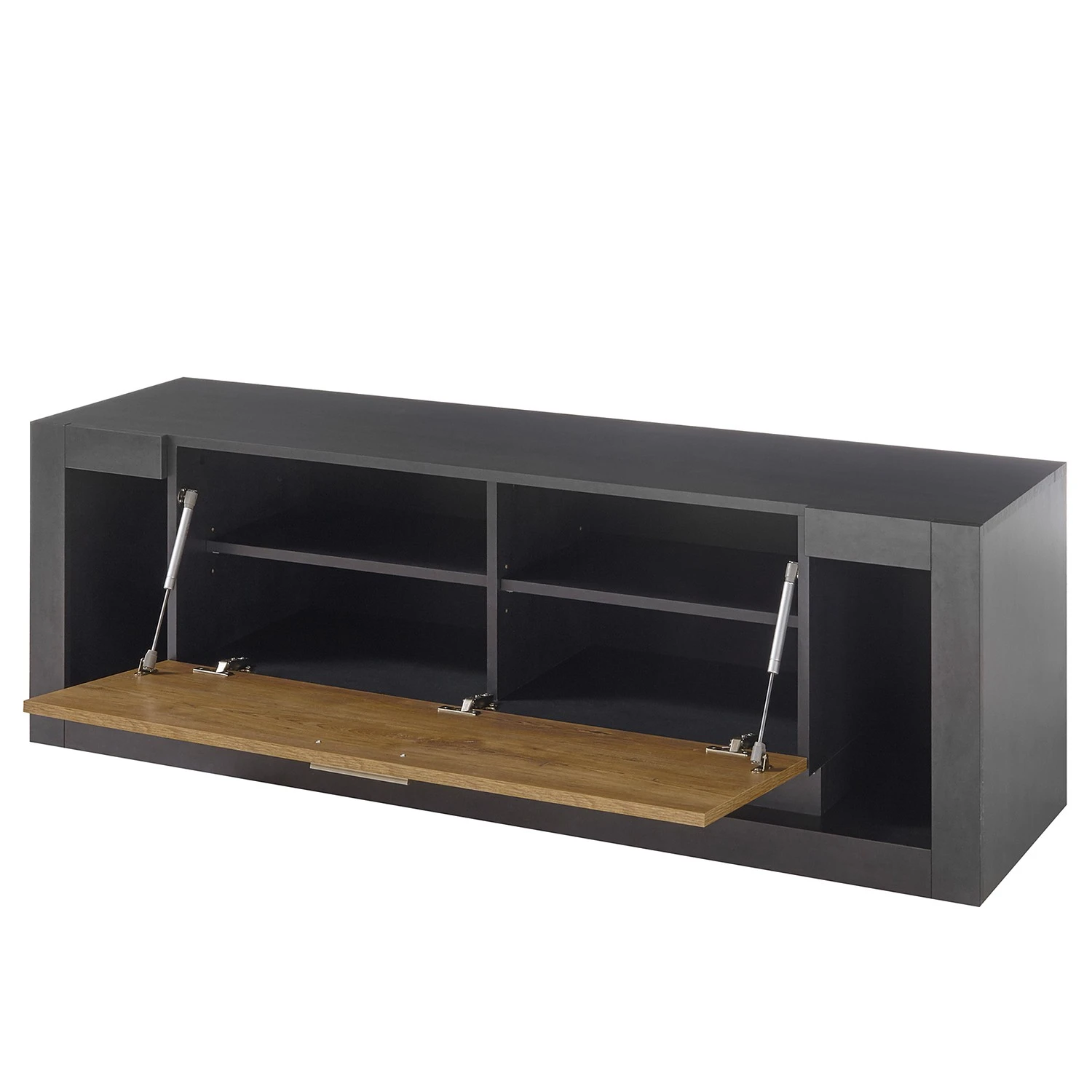 Red Living TV-Lowboard Talence I - Kastanie Dekor / Grau 4 Red Living TV-Lowboard Talence I - Kastanie Dekor / Grau – Bild 4