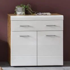 Loftscape Kommode Liffre - Hochglanz Weiß / Eiche Artisan Dekor 8 Loftscape Kommode Liffre - Hochglanz Weiß / Eiche Artisan Dekor -Wohnzimmermöbel boutique en ligne 1000237336 201230 13112400008 MOOD DETAILS P000000001000237336 mood