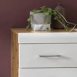 Loftscape Kommode Liffre - Hochglanz Weiß / Eiche Artisan Dekor 9 Loftscape Kommode Liffre - Hochglanz Weiß / Eiche Artisan Dekor -Wohnzimmermöbel boutique en ligne 1000237336 201230 13112900009 DETAILS P000000001000237336