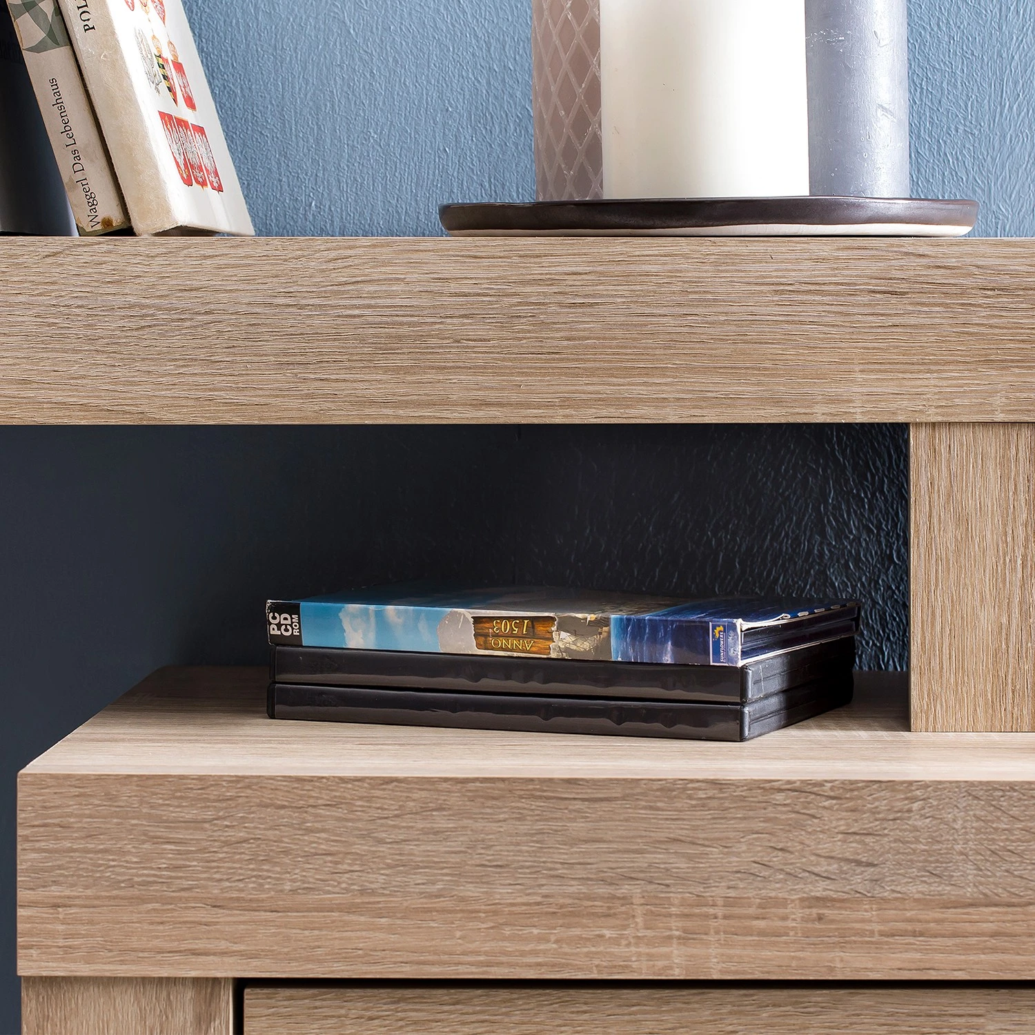 Loftscape Wohnwand Vierzon (4-teilig) - Eiche Sonoma Dekor 9 Loftscape Wohnwand Vierzon (4-teilig) - Eiche Sonoma Dekor – Bild 9