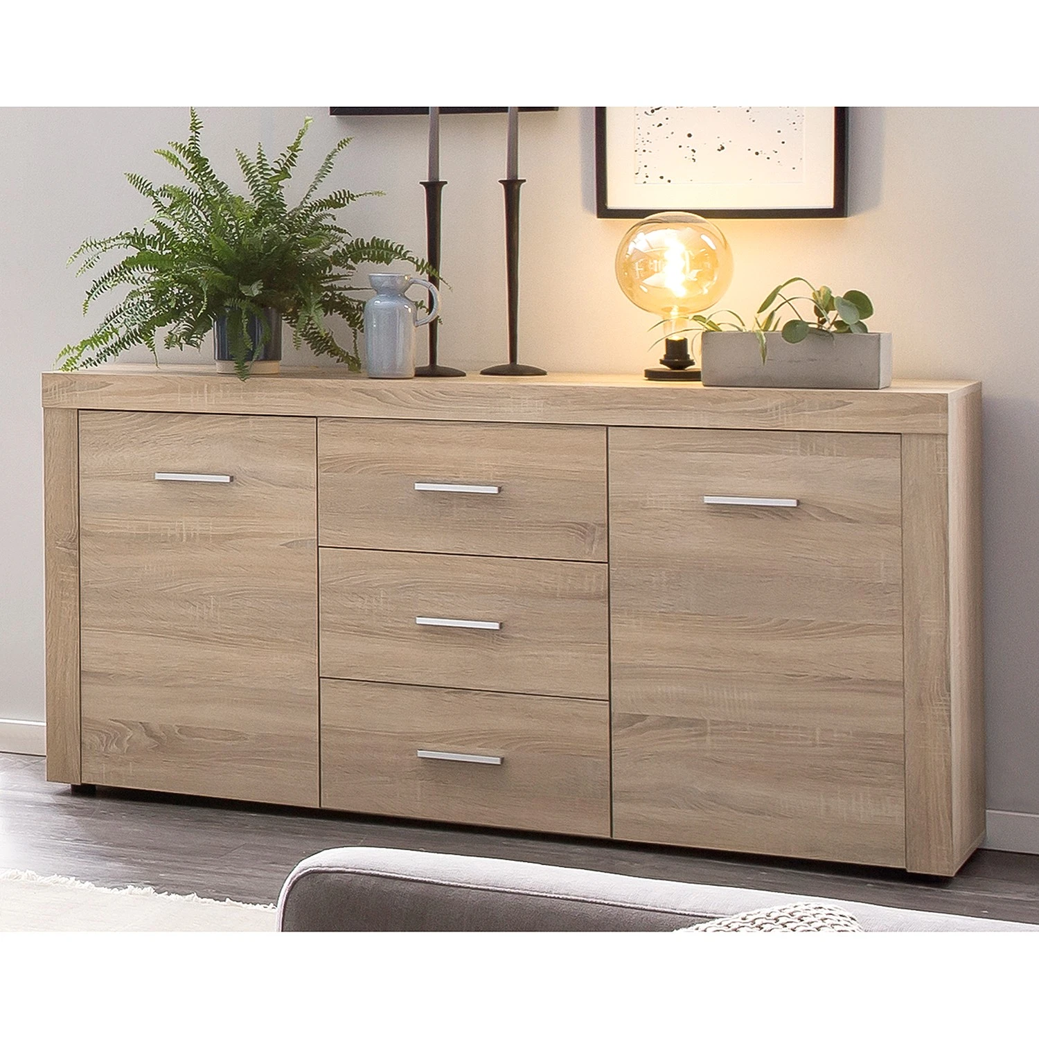 Loftscape Sideboard Vierzon - Eiche Sonoma Dekor 3 Loftscape Sideboard Vierzon - Eiche Sonoma Dekor – Bild 3