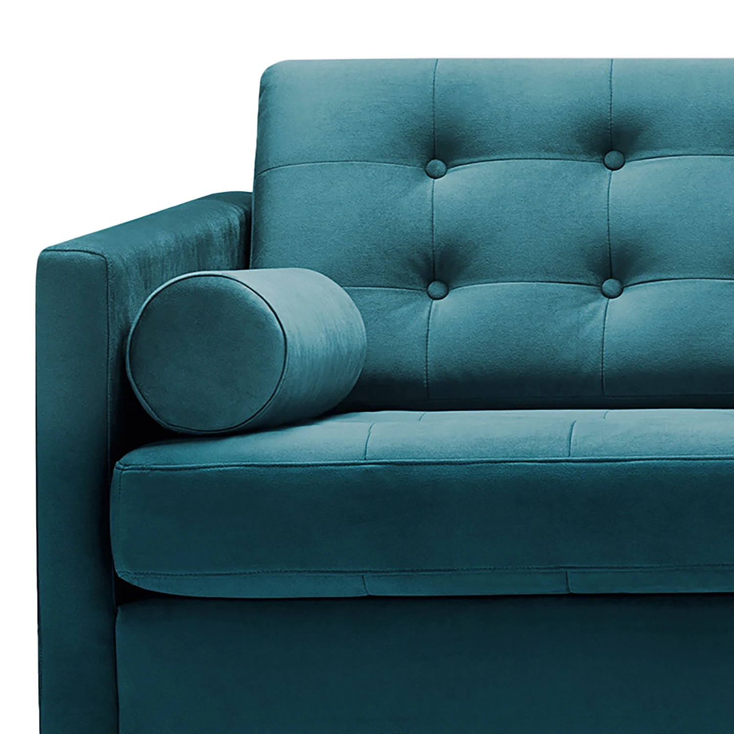 Studio Copenhagen Sofa Powder (2-Sitzer) - Samt Houki: Petrol - Schwarz 2 Studio Copenhagen Sofa Powder (2-Sitzer) - Samt Houki: Petrol - Schwarz – Bild 2