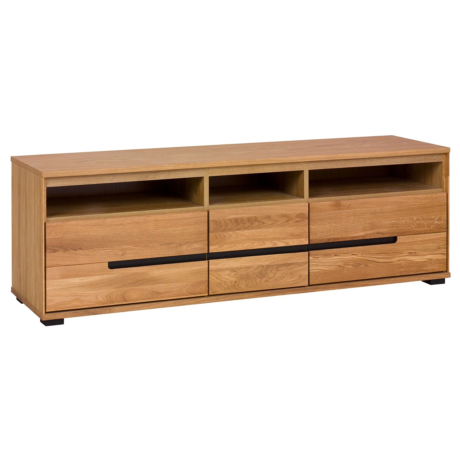 Naturoo TV-Lowboard Loray - Eiche teilmassiv 3 Naturoo TV-Lowboard Loray - Eiche teilmassiv – Bild 3