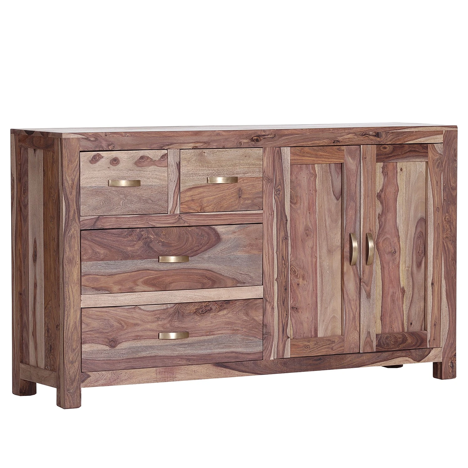 Naturoo Sideboard Rodern I - Sheesham massiv / Wiener Geflecht 5 Naturoo Sideboard Rodern I - Sheesham massiv / Wiener Geflecht – Bild 5