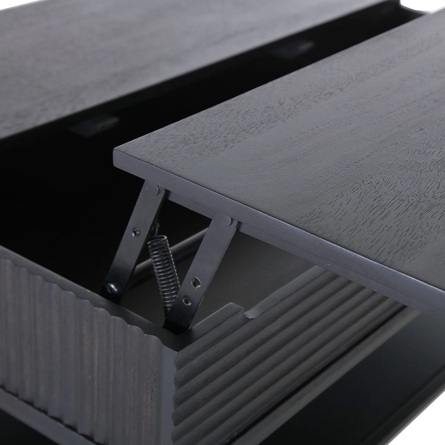 Red Living Couchtisch Soyons II - Akazie massiv / Metall - Akazie Schwarz / Schwarz 3 Red Living Couchtisch Soyons II - Akazie massiv / Metall - Akazie Schwarz / Schwarz – Bild 3