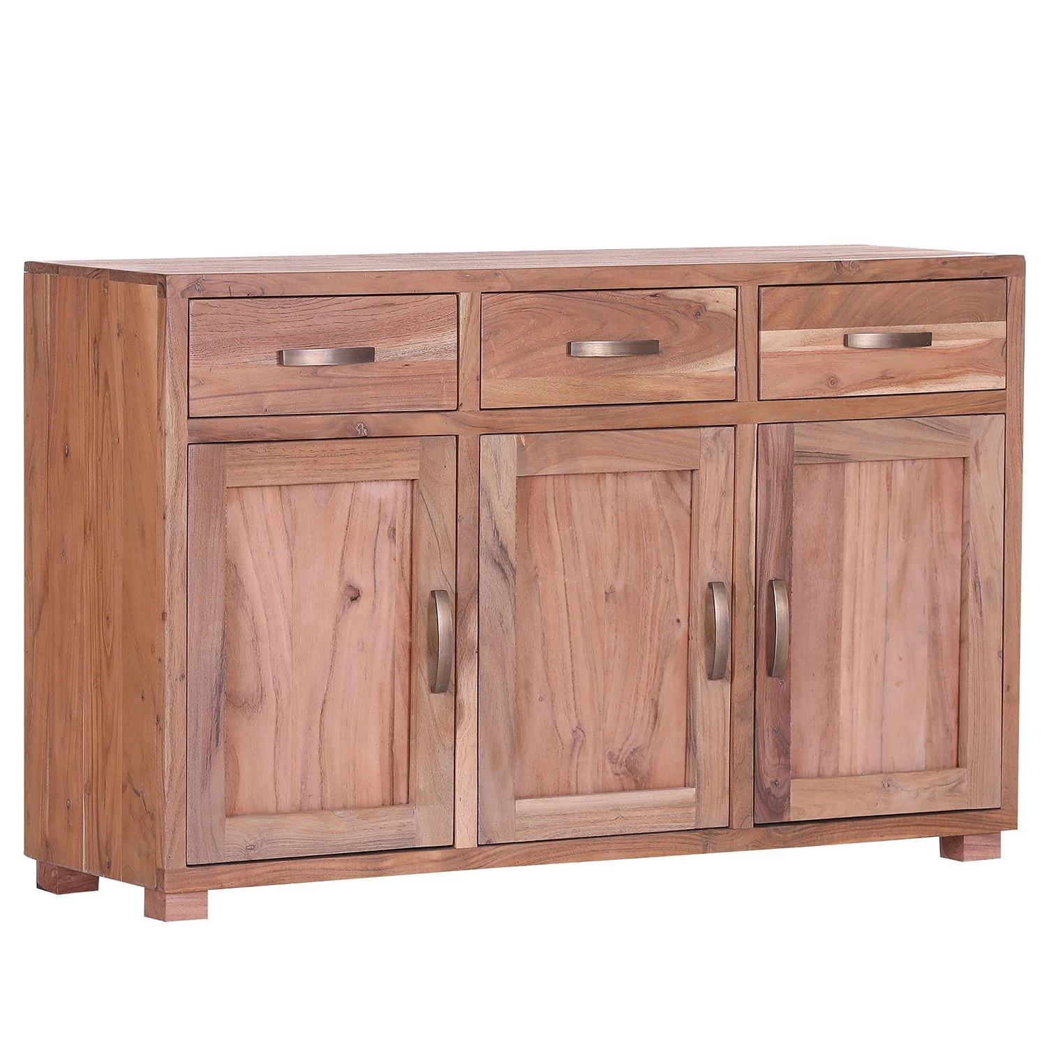 Naturoo Sideboard Valenton - Akazie massiv / Rattan 2 Naturoo Sideboard Valenton - Akazie massiv / Rattan – Bild 2