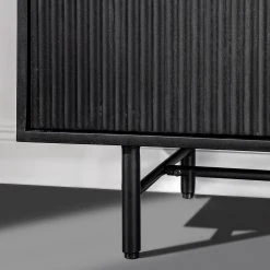 Red Living Highboard Soyons - Akazie massiv / Metall - Schwarz / Gold -Wohnzimmermöbel boutique en ligne 1000239491 210608 06102500009 DETAILS P000000001000239491