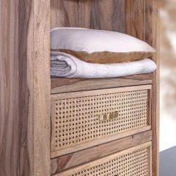 Naturoo Regal Rodern - Sheesham massiv / Wiener Geflecht -Wohnzimmermöbel boutique en ligne 1000239495 210108 13363500035 DETAILS P000000001000239495