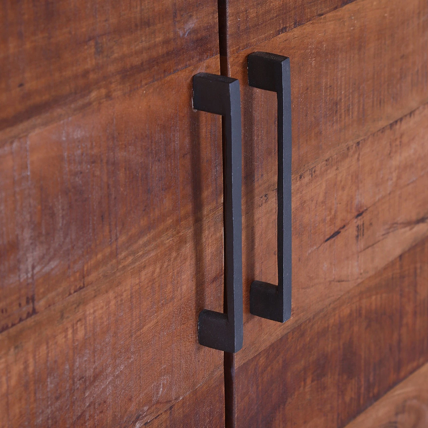 Red Living Kommode Thiery - Mango massiv / Metall - Mango Braun / Anthrazit 3 Red Living Kommode Thiery - Mango massiv / Metall - Mango Braun / Anthrazit – Bild 3