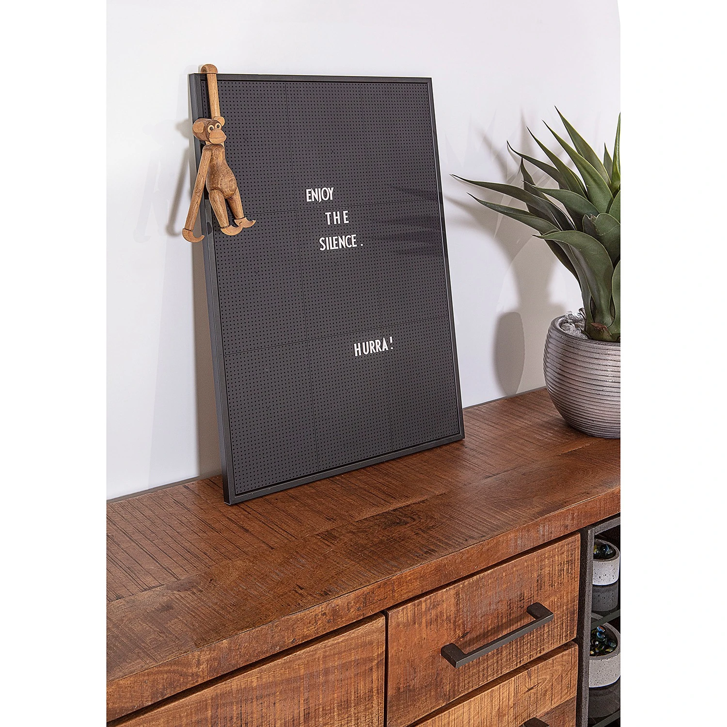 Red Living Sideboard Thiery - Mango massiv / Metall - Mango Braun / Anthrazit 4 Red Living Sideboard Thiery - Mango massiv / Metall - Mango Braun / Anthrazit – Bild 4