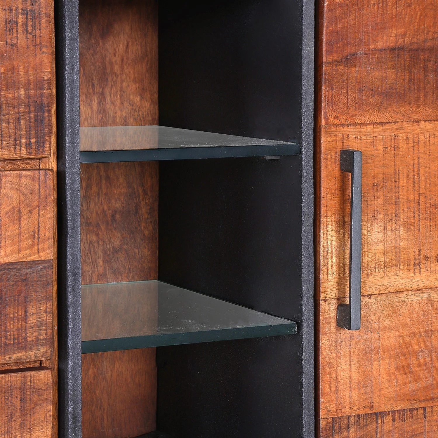 Red Living Sideboard Thiery - Mango massiv / Metall - Mango Braun / Anthrazit 5 Red Living Sideboard Thiery - Mango massiv / Metall - Mango Braun / Anthrazit – Bild 5