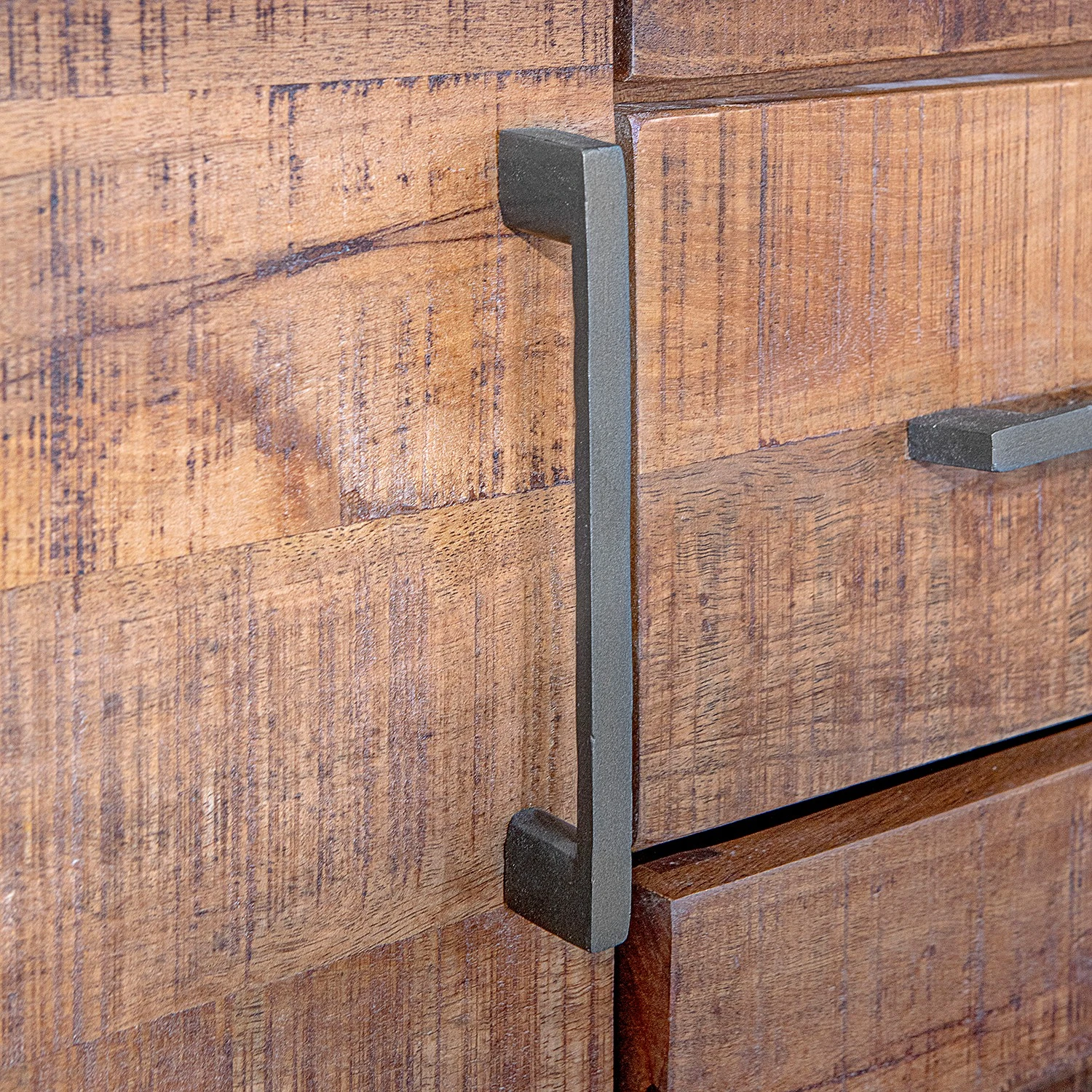 Red Living Sideboard Thiery - Mango massiv / Metall - Mango Braun / Anthrazit 6 Red Living Sideboard Thiery - Mango massiv / Metall - Mango Braun / Anthrazit – Bild 6