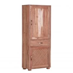 Naturoo Schrank Valenton - Akazie massiv / Rattan
