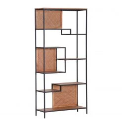 Naturoo Regal Valenton - Akazie massiv / Metall - Akazie / Schwarz