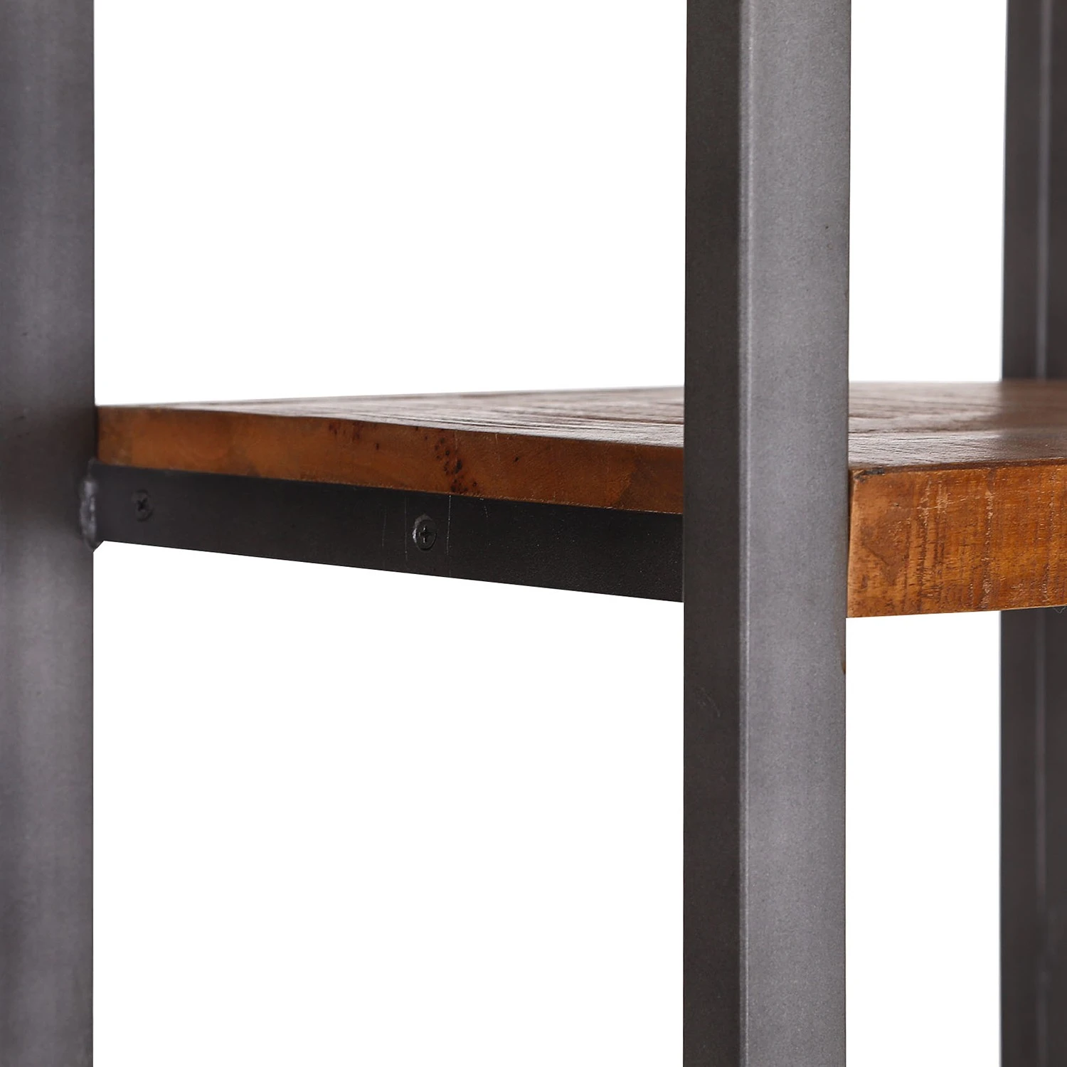 Red Living Regal Thiery - Mango massiv / Metall - Mango Braun / Anthrazit 4 Red Living Regal Thiery - Mango massiv / Metall - Mango Braun / Anthrazit – Bild 4