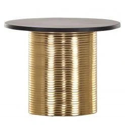 Red Living Beistelltisch Payzac V - Metall - Schwarz / Gold