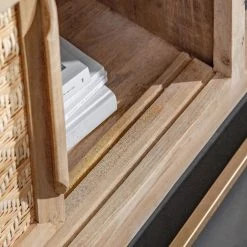 Naturoo TV-Lowboard Rumilly - Rattangeflecht / Mango massiv 15 Naturoo TV-Lowboard Rumilly - Rattangeflecht / Mango massiv -Wohnzimmermöbel boutique en ligne 1000239524 210908 16520400006 DETAILS P000000001000239524