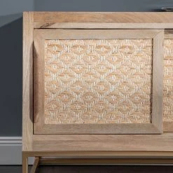 Naturoo TV-Lowboard Rumilly - Rattangeflecht / Mango massiv 17 Naturoo TV-Lowboard Rumilly - Rattangeflecht / Mango massiv -Wohnzimmermöbel boutique en ligne 1000239524 210908 16520400008 DETAILS P000000001000239524