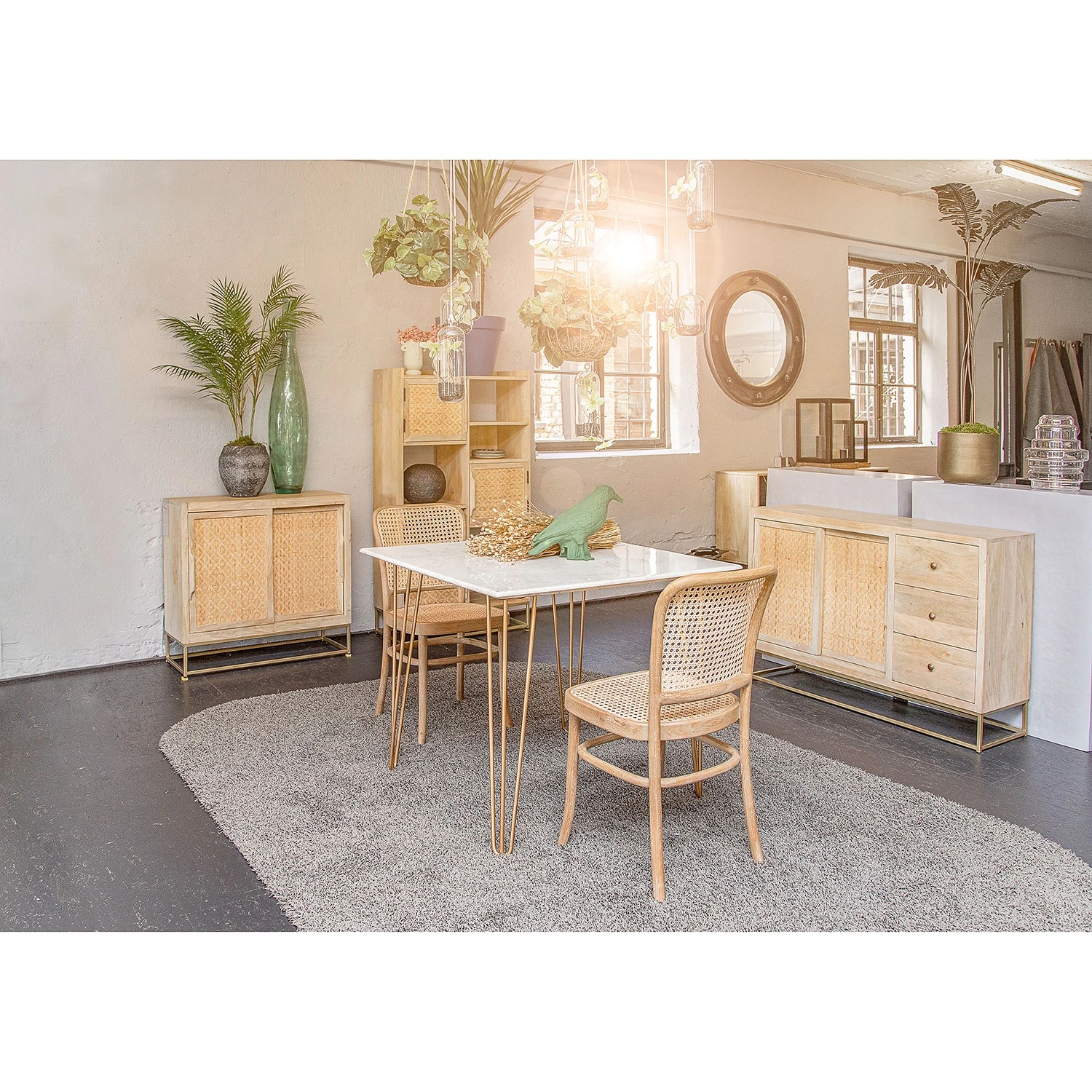 Naturoo Kommode Rumilly II - Rattangeflecht / Mango massiv 2 Naturoo Kommode Rumilly II - Rattangeflecht / Mango massiv – Bild 2