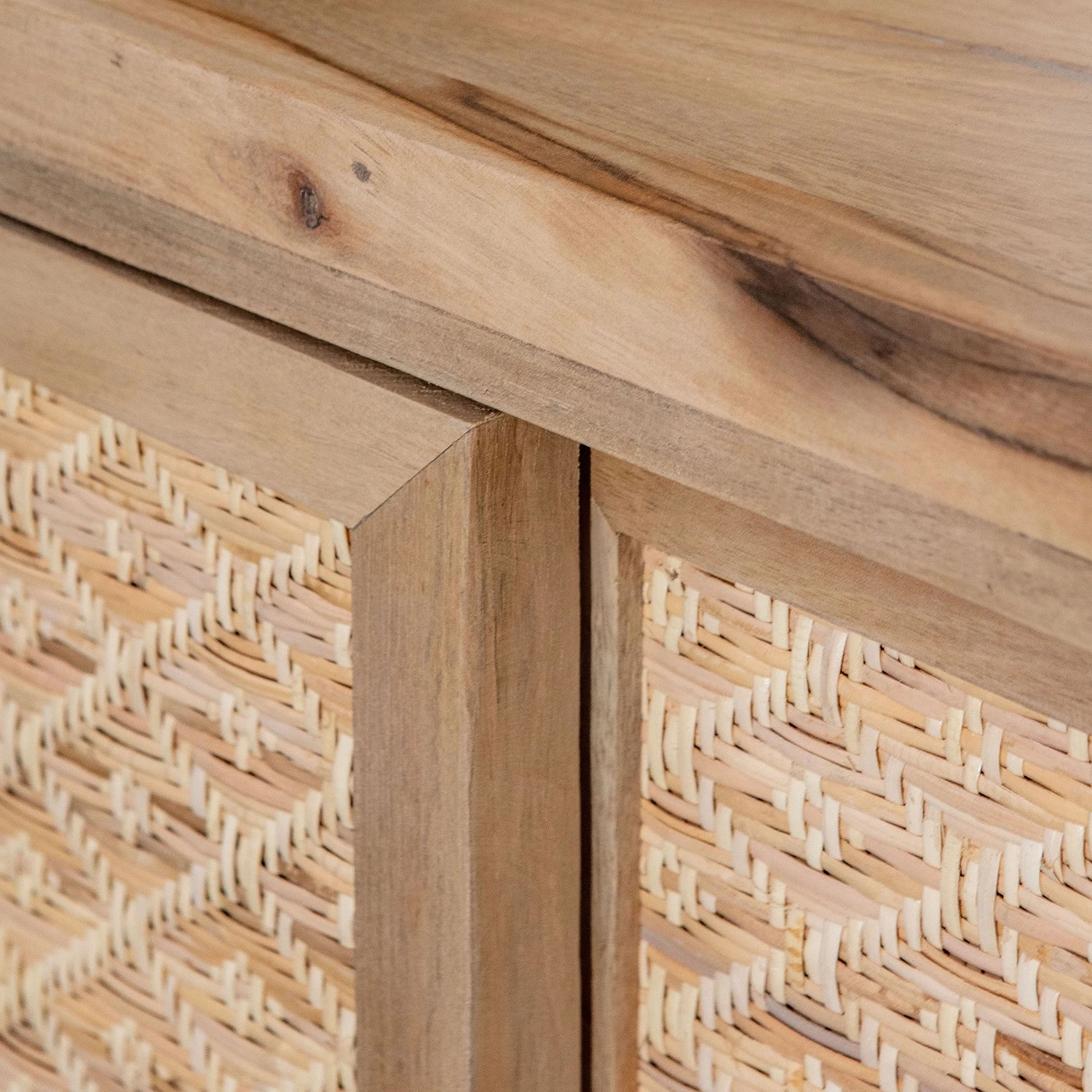 Naturoo Sideboard Rumilly - Rattangeflecht / Mango massiv 9 Naturoo Sideboard Rumilly - Rattangeflecht / Mango massiv – Bild 9