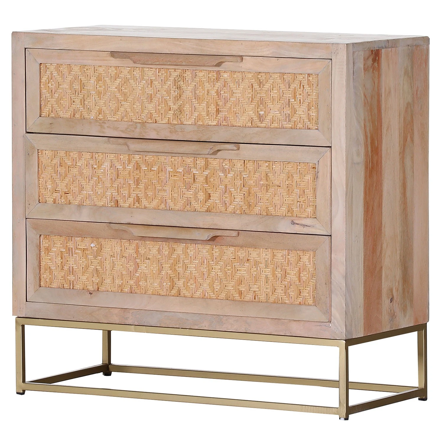 Naturoo Kommode Rumilly I - Rattangeflecht / Mango massiv 1 Naturoo Kommode Rumilly I - Rattangeflecht / Mango massiv