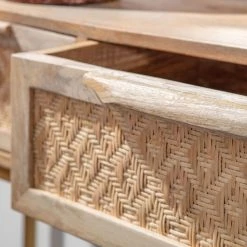 Naturoo Konsolentisch Rumilly - Rattangeflecht / Mango massiv -Wohnzimmermöbel boutique en ligne 1000239538 210908 16520500040 DETAILS P000000001000239538