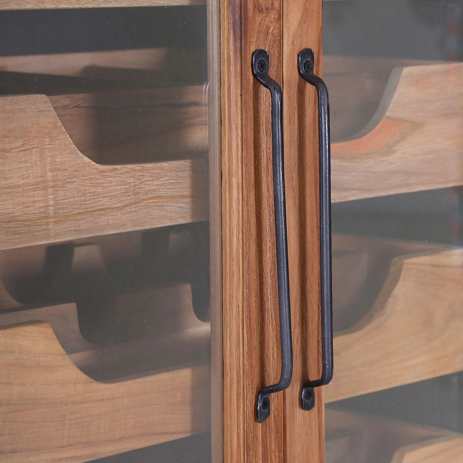 Red Living Barschrank Viessoix - Teak massiv & Akazie massiv / Eisen - Teak / Anthrazit 7 Red Living Barschrank Viessoix - Teak massiv & Akazie massiv / Eisen - Teak / Anthrazit – Bild 7