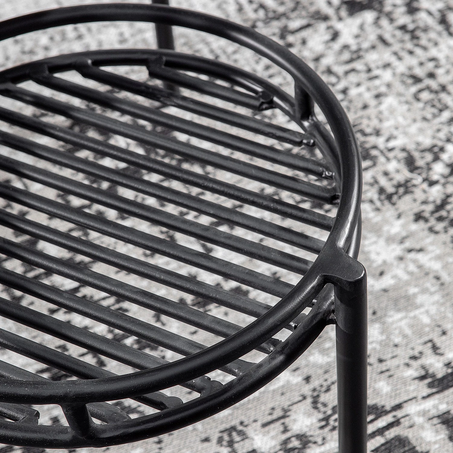 Red Living Beistelltisch Fenay III - Akazie massiv / Metall - Akazie / Schwarz 7 Red Living Beistelltisch Fenay III - Akazie massiv / Metall - Akazie / Schwarz – Bild 7