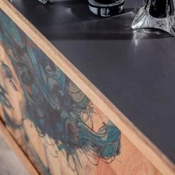 Naturoo Sideboard Valbelle - Mango massiv - Mango / Grau -Wohnzimmermöbel boutique en ligne 1000240805 210113 13371800042 DETAILS P000000001000240805