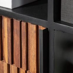 Red Living Regal Sanvic - Sheesham / Akazie massiv - Sheesham / Anthrazit 10 Red Living Regal Sanvic - Sheesham / Akazie massiv - Sheesham / Anthrazit -Wohnzimmermöbel boutique en ligne 1000240822 210812 13315600017 DETAILS P000000001000240822