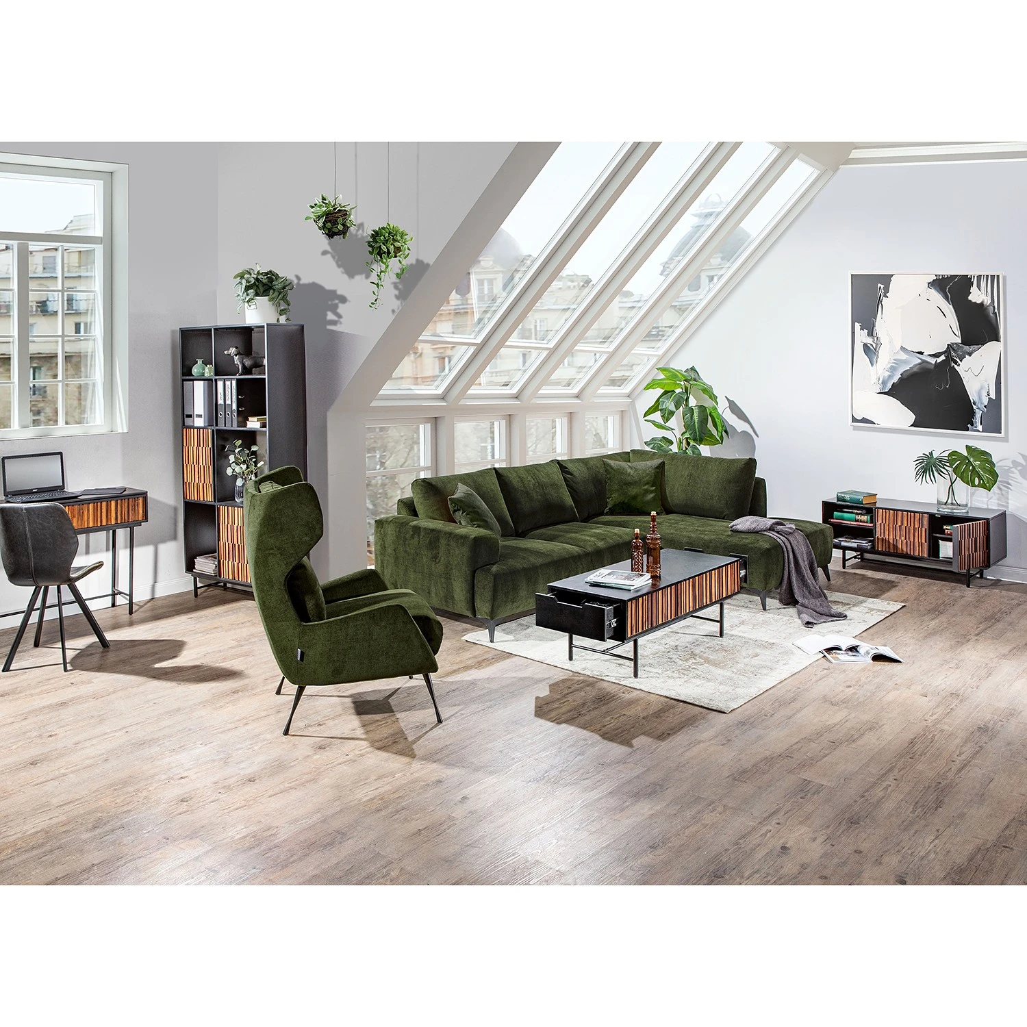 Red Living Couchtisch Sanvic - Sheesham / Akazie massiv - Sheesham / Anthrazit 3 Red Living Couchtisch Sanvic - Sheesham / Akazie massiv - Sheesham / Anthrazit – Bild 3