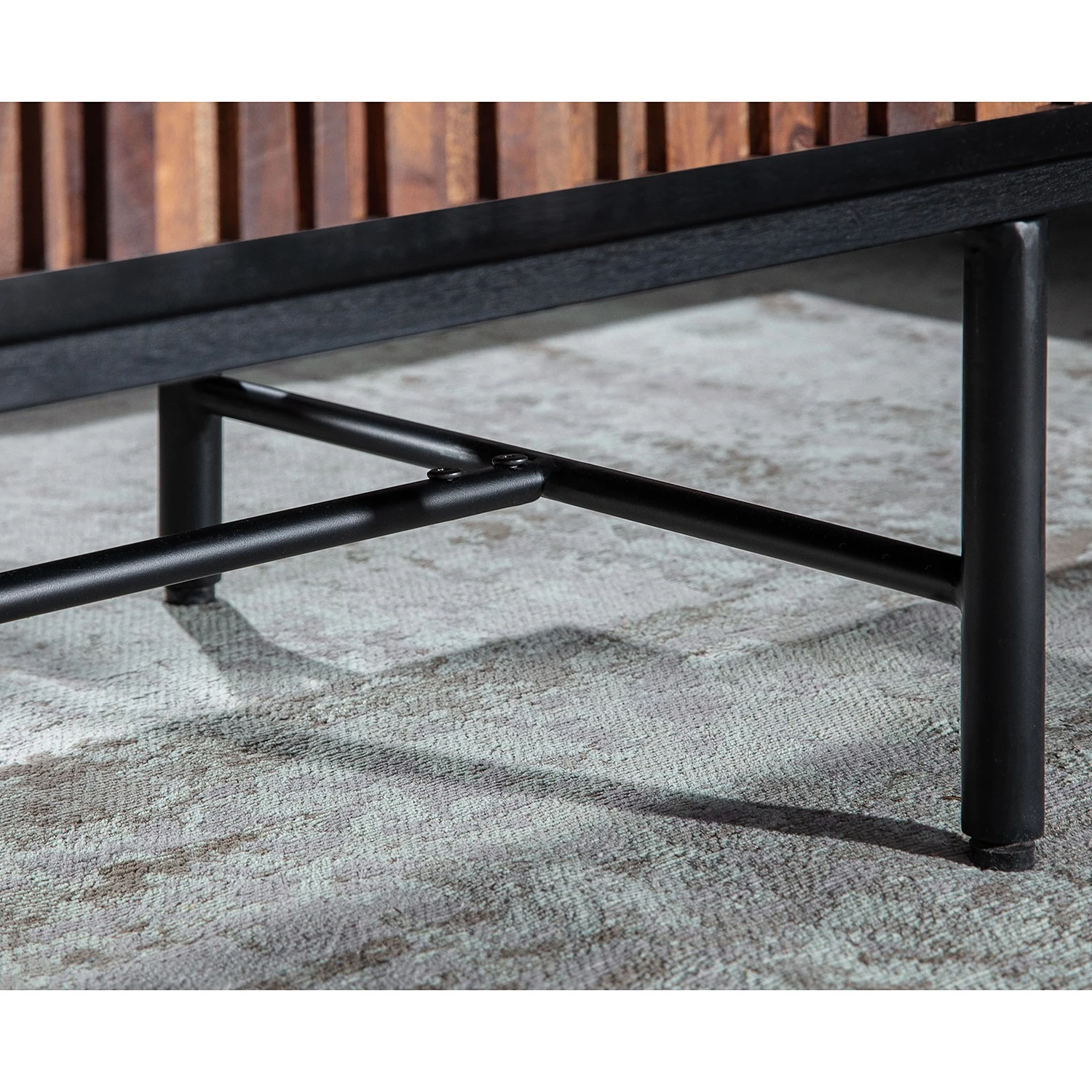 Red Living Couchtisch Sanvic - Sheesham / Akazie massiv - Sheesham / Anthrazit 8 Red Living Couchtisch Sanvic - Sheesham / Akazie massiv - Sheesham / Anthrazit – Bild 8