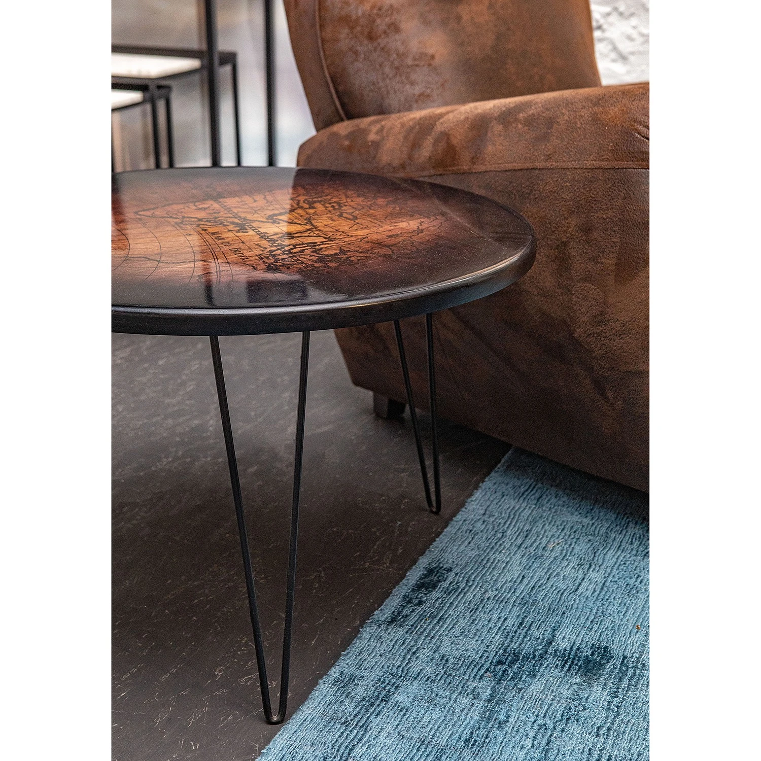 Red Living Couchtisch Jouy - Mango massiv / Metall - Braun / Schwarz 6 Red Living Couchtisch Jouy - Mango massiv / Metall - Braun / Schwarz – Bild 6